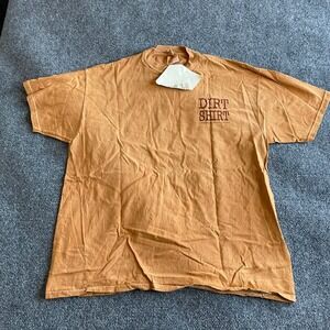 Hanes Beefy-T Red Dirt Shirt Kauai Hawaii Graphic Tee Orange Mens XL NWT